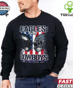 Philadelphia Eagles Versus Dallas Cowboys Week 10, AT&T Stadium 2024 Shirt 1 Philadelphia Eagles Versus Dallas Cowboys Week 10, AT&T Stadium 2024 Shirt