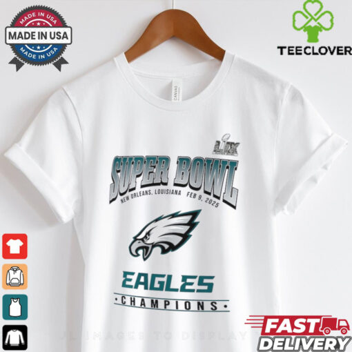 Philadelphia Eagles WEAR by Erin Andrews Women’s Super Bowl LIX Champions Shirt