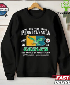 Philadelphia Eagles We Run This State Pennsylvania 27 13 Pittsburgh Steelers Shirt