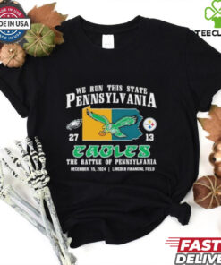 Philadelphia Eagles We Run This State Pennsylvania 27 13 Pittsburgh Steelers Shirt