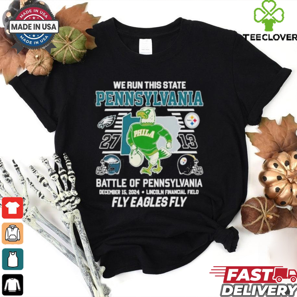 Philadelphia Eagles We Run This State Pennsylvania Fly Eagles 2024 T Shirt Philadelphia Eagles We Run This State Pennsylvania Fly Eagles 2024 T Shirt