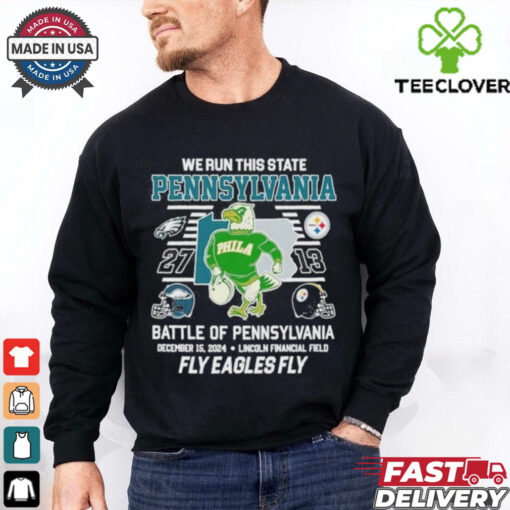 Philadelphia Eagles We Run This State Pennsylvania Fly Eagles 2024 T Shirt