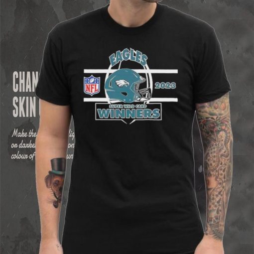 Philadelphia Eagles Wild Card Champions Season 2023 2024 NFL Divisional Helmet Winners T Shirt