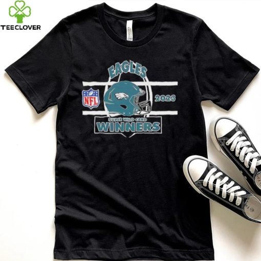 Philadelphia Eagles Wild Card Champions Season 2023 2024 NFL Divisional Helmet Winners T Shirt