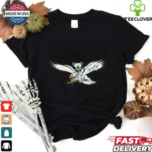 Philadelphia Eagles X Grateful Dead Riding Eagles Shirt