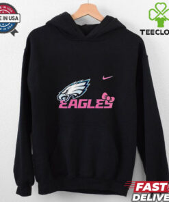 Philadelphia Eagles X Hello Kitty logo shirt