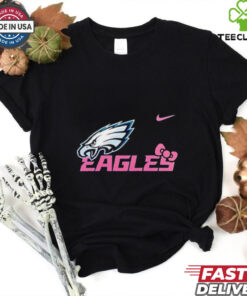 Philadelphia Eagles X Hello Kitty logo shirt