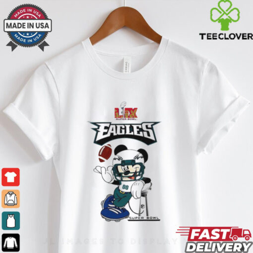 Philadelphia Eagles X Mickey Mouse Super Bowl Lix Shirt
