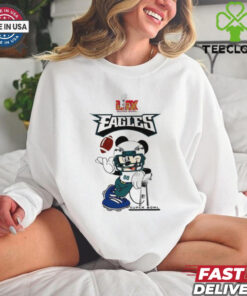 Philadelphia Eagles X Mickey Mouse Super Bowl Lix Shirt