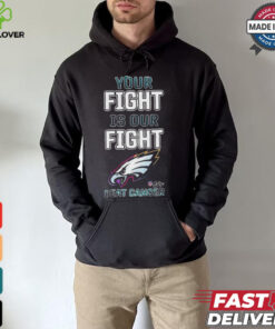 Philadelphia Eagles Your Fight Is Our Fight Beat Cancer Shirt