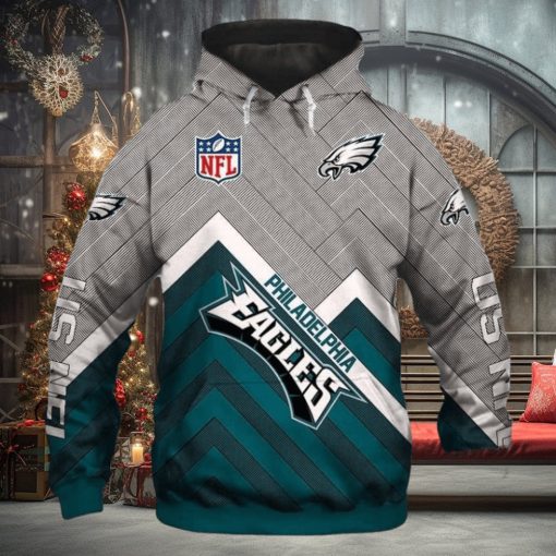 Philadelphia Eagles Youth 3D Hoodie