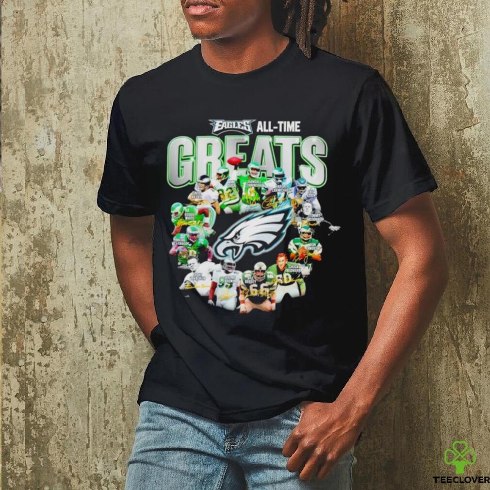 Philadelphia Eagles all time greats signatures shirt Philadelphia Eagles all time greats signatures shirt