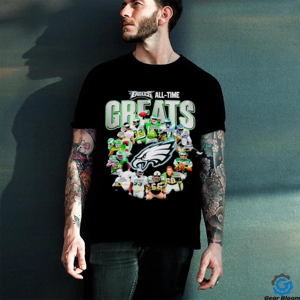 Philadelphia Eagles all time greats signatures shirt Philadelphia Eagles all time greats signatures shirt