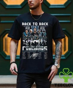 Philadelphia Eagles back to back 2023 NFC East Division Champions signature shirt