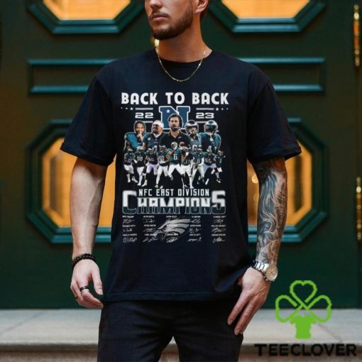 Philadelphia Eagles back to back 2023 NFC East Division Champions signature shirt