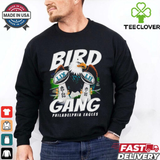 Philadelphia Eagles bird gang 40 22 41 32 score shirt