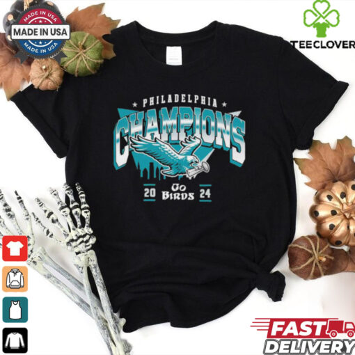 Philadelphia Eagles champions 2024 Super Bowl go birds shirt