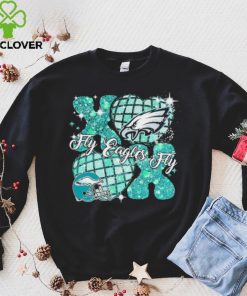 Philadelphia Eagles fly Eagles fly glitters hoodie, sweater, longsleeve, shirt v-neck, t-shirt