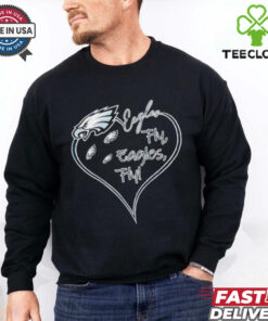 Philadelphia Eagles fly Eagles fly heart shirt