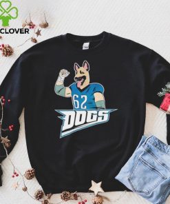 Philadelphia Eagles football Jason Kelce Dogs player cartoon shirt