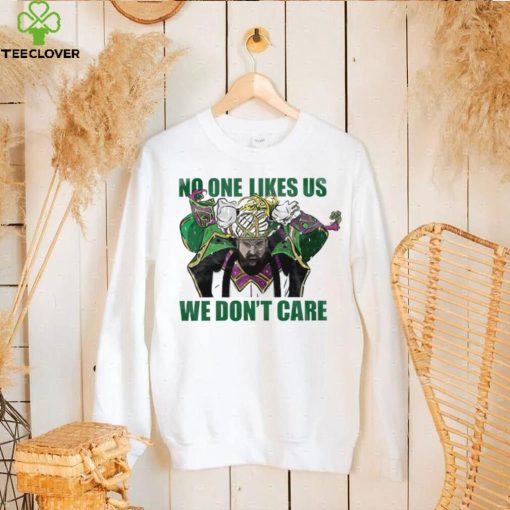 Philadelphia Eagles football Jason Kelce no one likes us we don’t care hoodie, sweater, longsleeve, shirt v-neck, t-shirt