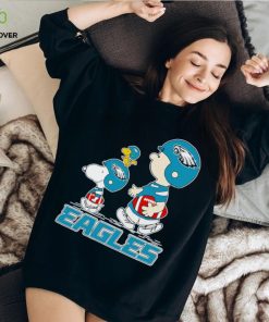 Philadelphia Eagles football Snoopy Charlie Brown and Woodstock shirt