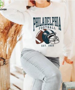 Philadelphia Eagles football est. 1933 NFL helmet logo shirt