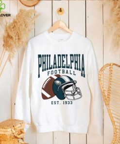 Philadelphia Eagles football est. 1933 NFL helmet logo hoodie, sweater, longsleeve, shirt v-neck, t-shirt