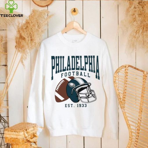 Philadelphia Eagles football est. 1933 NFL helmet logo hoodie, sweater, longsleeve, shirt v-neck, t-shirt