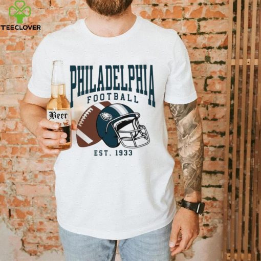 Philadelphia Eagles football est. 1933 NFL helmet logo hoodie, sweater, longsleeve, shirt v-neck, t-shirt