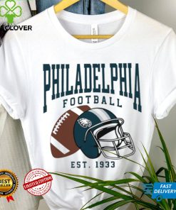 Philadelphia Eagles football est. 1933 NFL helmet logo hoodie, sweater, longsleeve, shirt v-neck, t-shirt