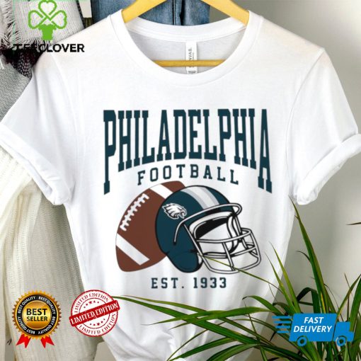 Philadelphia Eagles football est. 1933 NFL helmet logo hoodie, sweater, longsleeve, shirt v-neck, t-shirt