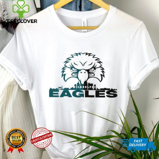 Philadelphia Eagles football skyline Eagles head logo hoodie, sweater, longsleeve, shirt v-neck, t-shirt