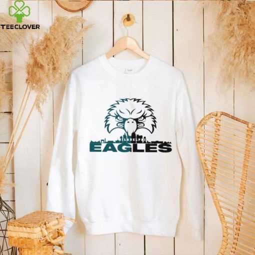 Philadelphia Eagles football skyline Eagles head logo hoodie, sweater, longsleeve, shirt v-neck, t-shirt