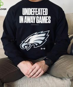 Philadelphia Eagles football undefeated in away games 5 0 logo hoodie, sweater, longsleeve, shirt v-neck, t-shirt