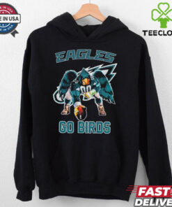 Philadelphia Eagles go birds football mascot shirt