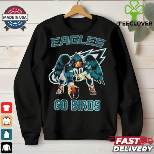 Philadelphia Eagles go birds football mascot shirt