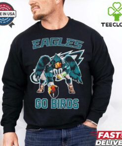 Philadelphia Eagles go birds football mascot shirt
