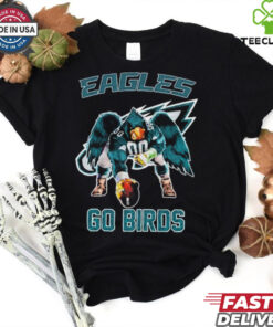 Philadelphia Eagles go birds football mascot shirt
