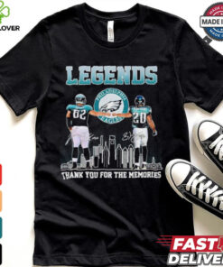 Philadelphia Eagles legends Kelce and Dawkins thank you for the memories signatures hoodie, sweater, longsleeve, shirt v-neck, t-shirt