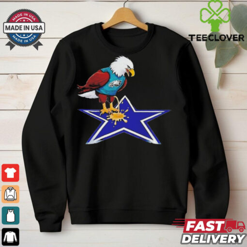 Philadelphia Eagles peeing Dallas Cowboys logo shirt