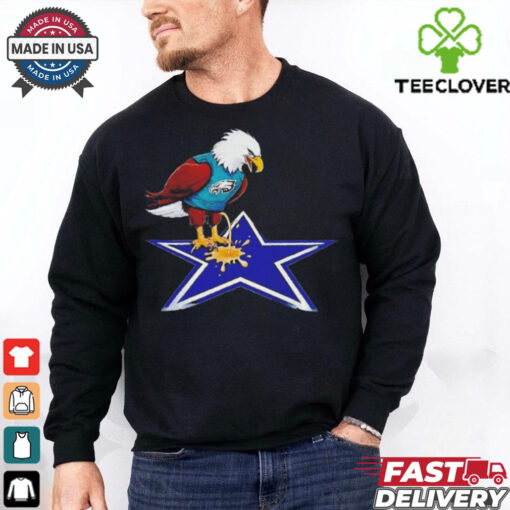 Philadelphia Eagles peeing Dallas Cowboys logo shirt