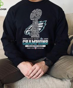 Philadelphia Eagles team Super Bowl LVII Champions Feb 12 2023 State Farm Stadium hoodie, sweater, longsleeve, shirt v-neck, t-shirt