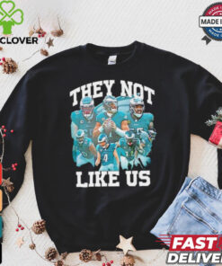 Philadelphia Eagles they not like us graphic shirt