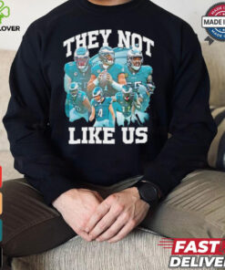 Philadelphia Eagles they not like us graphic shirt