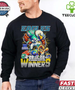 Philadelphia Eagles vs Los Angeles Rams Mascots NFC Divisional Round Playoff 2025 Winners shirt