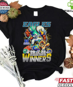 Philadelphia Eagles vs Los Angeles Rams Mascots NFC Divisional Round Playoff 2025 Winners shirt