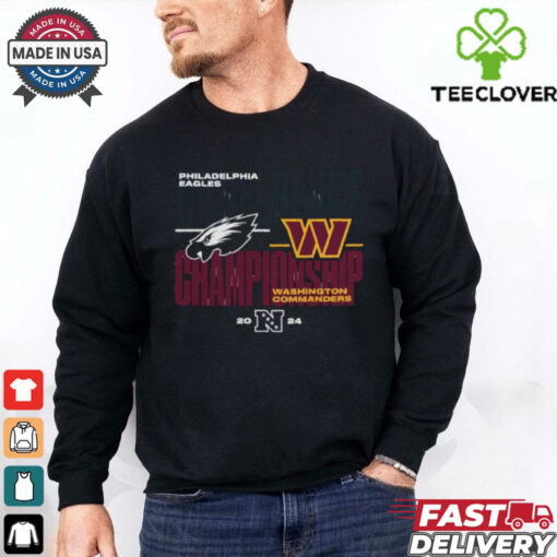 Philadelphia Eagles vs. Washington Commanders 2024 NFC Championship Game Matchup T Shirts