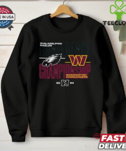 Philadelphia Eagles vs. Washington Commanders 2024 NFC Championship Game Matchup T Shirts