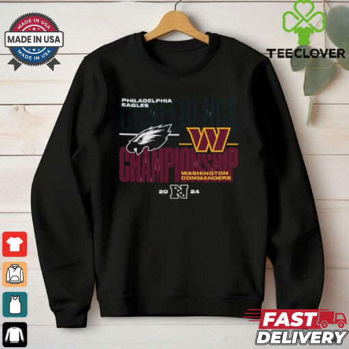 Philadelphia Eagles vs. Washington Commanders 2024 NFC Championship Game Matchup T Shirts
